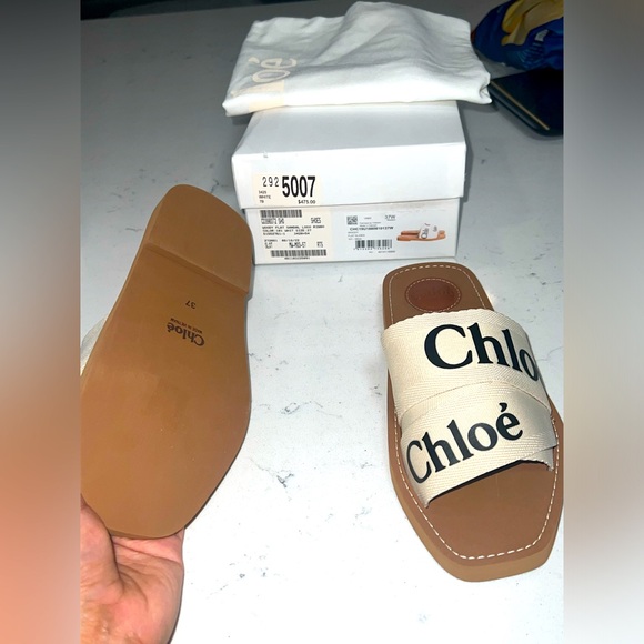CHLOE WOODY SANDAL SIZE 37 *NEW*